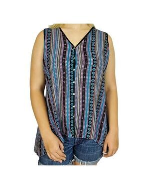 Figure flattering Handkerchief tank Signature studio sz M